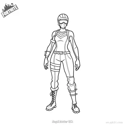 Free printable Mogul Master GER 02 Coloring Page - Free PDF Printable Fortnite Coloring Sheets coloring page
